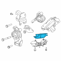 OEM 2013 Ram 1500 Bracket-Transmission Mount Diagram - 68154323AA