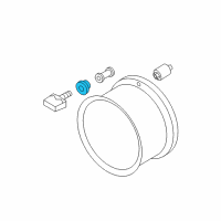 OEM Nissan Titan GROMMET-Tire Pressure Diagram - 40702-CK002