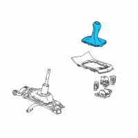 OEM 2016 Cadillac ATS Shift Knob Diagram - 24279872