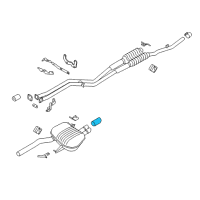 OEM BMW Repair Exhaust Cover Diagram - 18-30-8-508-232