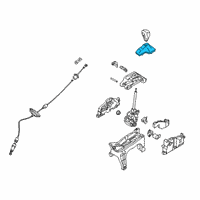 OEM Hyundai Santa Fe Boot Assembly-Shift Lever Diagram - 84645-S1000-NNB