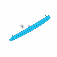 OEM Ford License Lamp Diagram - GN1Z-10038-A