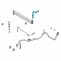 OEM 2007 Ford Expedition Upper Pressure Tube Diagram - 9L3Z-7C410-B