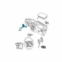 OEM 2005 Pontiac Montana Coil Kit, Inflator Restraint Steering Wheel Module Diagram - 26096193