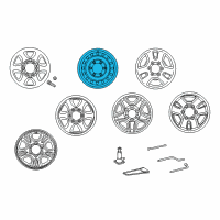 OEM 1998 Toyota 4Runner Wheel, Spare Diagram - 42601-04130