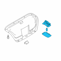 OEM 2016 Infiniti Q70 Lamp Assembly Step Diagram - 26420-4AM0A