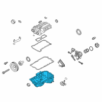 OEM 2016 BMW 528i xDrive Oil Pan Diagram - 11-13-7-618-512