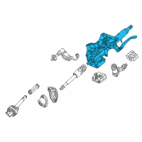 OEM 2016 Cadillac CTS Steering Column Diagram - 84689778