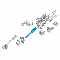 OEM 2017 Cadillac ATS Upper Shaft Diagram - 23383539