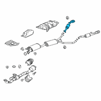 OEM 2020 Honda Passport TAIL COMP, EXH (R Diagram - 18330-TGS-A11