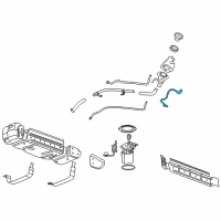 OEM 2011 Cadillac Escalade Strap Diagram - 15217509