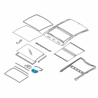 OEM Kia Optima Motor Assembly-PANORAMAR Diagram - 816712T001