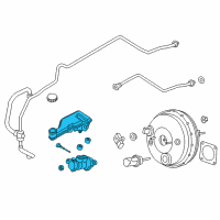 OEM 2015 Ford Fusion Master Cylinder Diagram - DG9Z-2140-D