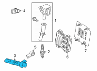 OEM 2019 Chevrolet Spark Crankshaft Sensor Diagram - 12662533