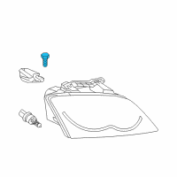 OEM 2006 Chrysler Pacifica Screw-HEXAGON FLANGE Head Diagram - 6506032AA