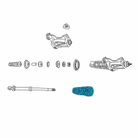 OEM 2001 Saturn L200 Rear Spring Kit Diagram - 22698018