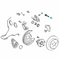 OEM Toyota Corolla Guide Pin Diagram - 47815-0R050