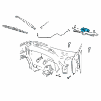 OEM 2013 Ford Expedition Front Motor Diagram - 8L1Z-17508-D