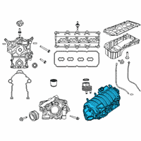 OEM 2020 Dodge Durango Engine Intake Manifold Kit Diagram - 68190715AC