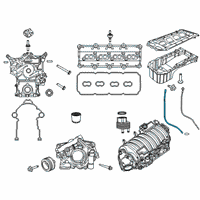 OEM 2017 Jeep Grand Cherokee Tube-Engine Oil Indicator Diagram - 5038173AC