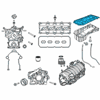 OEM 2022 Dodge Durango Gasket-Engine Oil Pan Diagram - 68194850AA