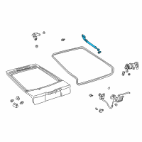 OEM 2004 Toyota Celica Support Cylinder Diagram - 68960-80063