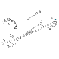 OEM 2010 BMW 550i GT Retaining Bracket, Right Diagram - 18-20-7-590-552