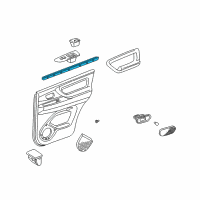 OEM 2004 Toyota Land Cruiser Belt Weatherstrip Diagram - 68240-60060