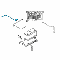OEM 2017 BMW X1 BATTERY CABLE, NEGATIVE, IBS:611030 Diagram - 61-21-6-832-657