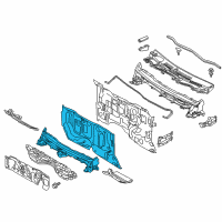 OEM Scion iQ Dash Panel Diagram - 55101-74020