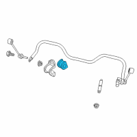 OEM 2008 Jeep Liberty BUSHING-STABILIZER Bar Diagram - 52125503AA