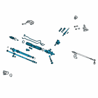 OEM 2006 Acura RSX G/Box Sub Assembly, P Diagram - 53601-S6M-A09