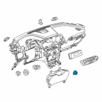 OEM 2020 Chevrolet Impala Power Switch Diagram - 22818054