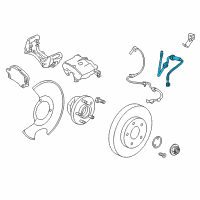 OEM 2019 Buick Cascada Brake Hose Diagram - 13400902