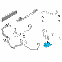 OEM Lincoln MKC Auxiliary Cooler Diagram - F1FZ-7A095-D