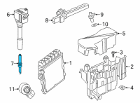 OEM Toyota GR Supra Spark Plug Diagram - 90118-WA461