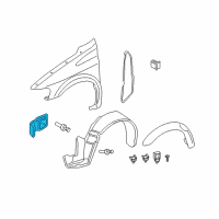 OEM Chevrolet Venture Shield, Engine Splash Diagram - 10294085