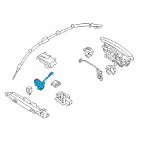 OEM Hyundai Clock Spring Contact Assembly Diagram - 93490-3N000