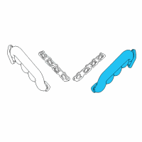 OEM Lincoln LS Manifold Diagram - XW4Z-9431-BA