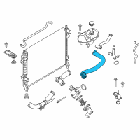 OEM 2020 Ford Mustang Upper Hose Diagram - JR3Z-8260-B