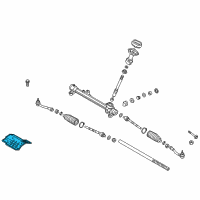 OEM 2019 Kia Sportage Heat Protector Assembly Diagram - 57280D9100