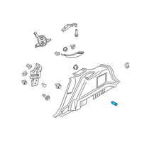 OEM 2016 Lincoln MKX Luggage Lamp Diagram - DA5Z-13776-B