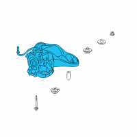 OEM Saturn Differential Assembly Diagram - 88894200