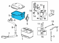 OEM Acura MDX Box Assembly Diagram - 31523-TYA-A01