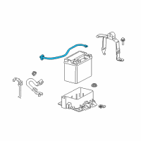 OEM 2016 Chevrolet Volt Vent Hose Diagram - 84319878