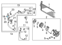 OEM 2019 Hyundai Veloster Seal Washer-Liquid Diagram - 976A3-J9000