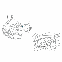 OEM Lexus RX300 Sensor, Throttle Position (For E.F.I.) Diagram - 89452-33030