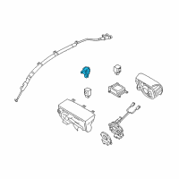 OEM Hyundai Genesis Coupe Sensor Assembly-Side Impact, Front Diagram - 95920-2J300