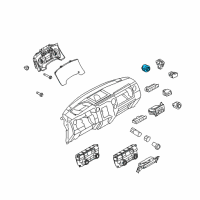 OEM Ford F-150 Headlamp Switch Diagram - 9L3Z-11654-DA