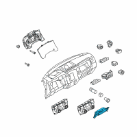 OEM 2014 Ford F-150 Dash Control Unit Diagram - DL3Z-19980-C